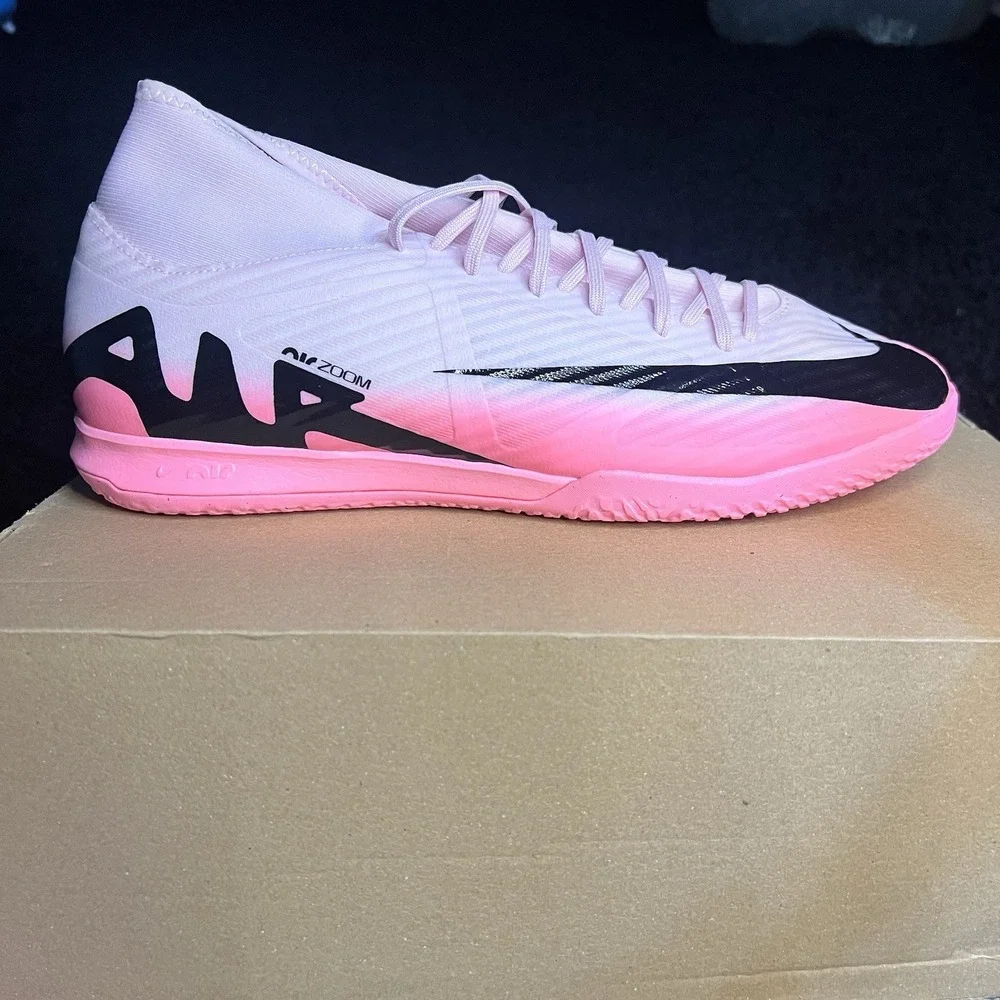 Men's 11.5‎ Nike Zoom Superfly 9 Academy IC Mad Brilliance DJ5627-601 Pink Black